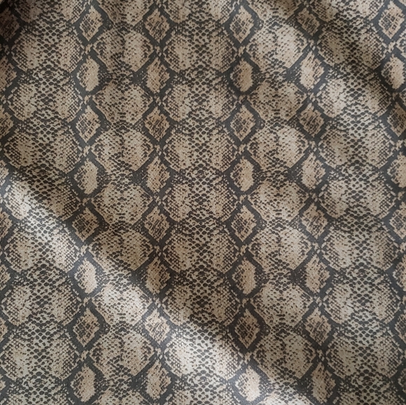 Snake Printed Trench Coat - Picture 10 of 14